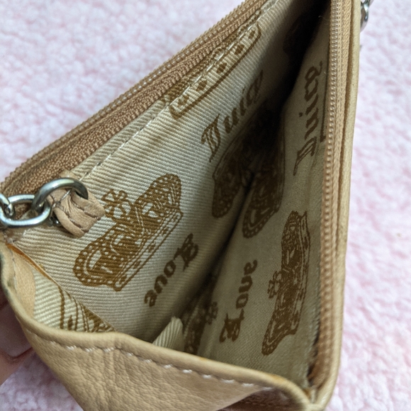 Vintage Juicy Couture Class Of Juicy 2007 Tan Brown Leather Wallet - Picture 7 of 9